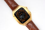 Aurum Brown Apple Watch Case - Gold