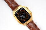 Aurum Brown Apple Watch Case - Gold