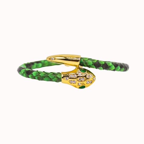 Serpent Head - Green Python