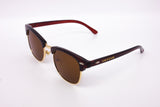 Clubmaster - Burgundy Brown